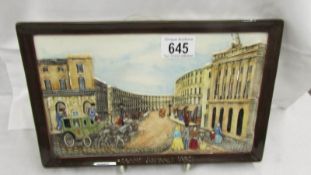 A Beswick wall plaque 'Regent Street 1852'.