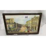 A Beswick wall plaque 'Regent Street 1852'.