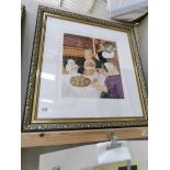 A framed and glazed limited edition signed Beryl Cook print ****Condition report****