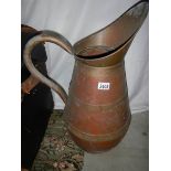 A large copper water jug.