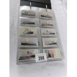 An album of in excess of 350 assorted cigarette cards.