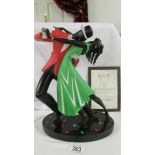 A limited edition dancing figure (Tango) by Ty Wilson, with certificate.