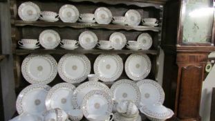 A fabulour Regency Royal Grafton 8 setting dinner service of approximately 61 pieces (only 7 cups
