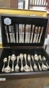 A good quality Butler and Ashbury canteen of cutlery.