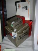 A boxed Canon Canonet 28 and a Boxed Canolite D.