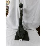 A Contemporary bronze figure. ****Condition report**** It is hollow.