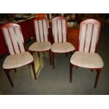 A set of 4 chairs.