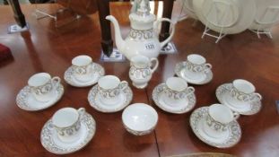 A 19 Piece Royal Grafton coffee set.