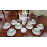 A 19 Piece Royal Grafton coffee set.