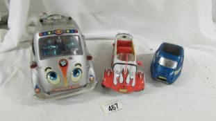 A battery operated BMW Isetta police car,