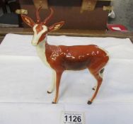 A Beswick antelope.