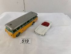 2 Tekno models, a Mercedes 300SL and a coach.