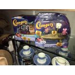 A Clangers Home Planet play set and The Music Boat.
