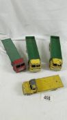 3 Dinky Leyland Octopus and a Comet lorries.