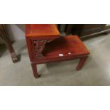 A Chinese style telephone seat.