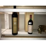 A boxed 1500ml bottle of Joseph Cabernet Sauvignon Merlot 2000 and a boxed bottle of Penfolds