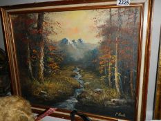 A good oil on canvas signed P Hinck.