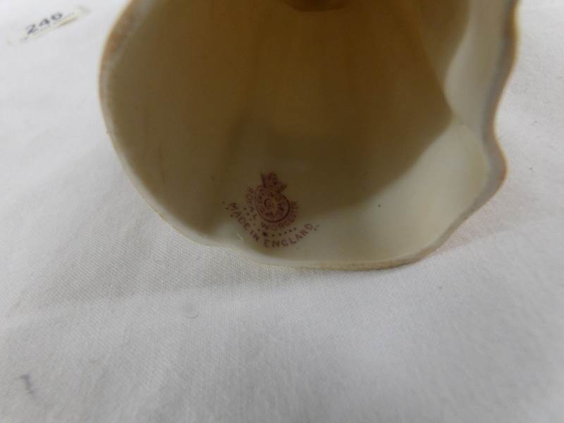 An early Royal Worcester candle snuffer in the form of a monk. - Image 4 of 4