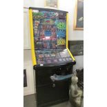 A fruit machine.