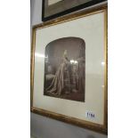 A framed and glazed Victorian photograph of a lady.