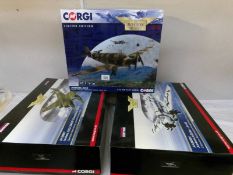 3 Corgi Limited Edition Aviation Archive Junkers Jusz aircraft, No's AA36908, AA36901 and AA36904.