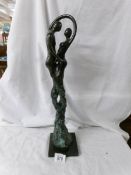 A contemporary bronze figure, 52 cm. ****Condition report**** It is hollow.