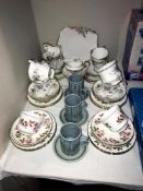 A quantity of Roslyn Paragon and Royal Stafford tea ware together with St.