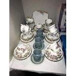 A quantity of Roslyn Paragon and Royal Stafford tea ware together with St.