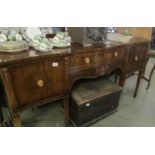 A good quality mahogany Regency style sideboard.