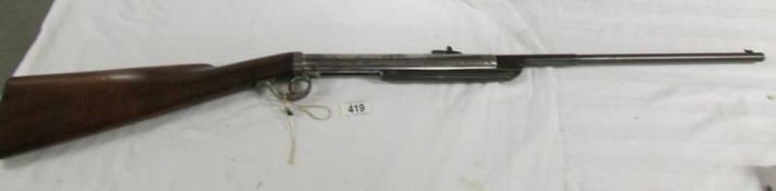 A 1910 German made .25 air rifle.