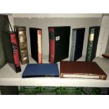 8 Folio Society books (some still sealed).
