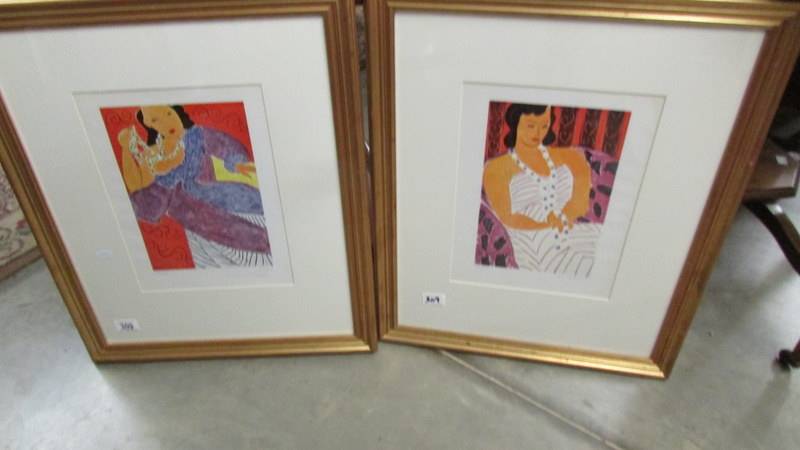 Henri Matisse (1869-1954) Pair of lithographic prints Editions De La Revue Verve,