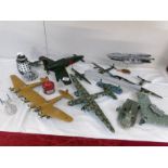 A quantity of unboxed plastic aircraft,