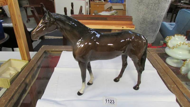 A large Beswick horse.