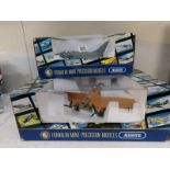 2 Franklin Mint Collective Amour military aircraft.