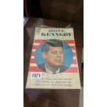 A John F Kennedy first edition comic by Dell, inside is in fairly good condition,