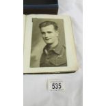 An album of original photographs of The Soldiers Life in War 1944/45 with his friends and comrades