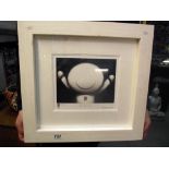 A framed and glazed limited edition print 'Victorious' by Doug Hyde, Image 28 x 23 cm.