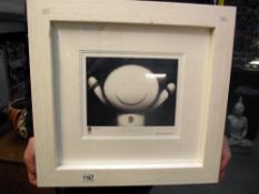 A framed and glazed limited edition print 'Victorious' by Doug Hyde, Image 28 x 23 cm.