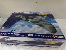 A boxed Corgi limited edition 1:72 Auro Vulcan B2 XH558, cat log no AA27201.