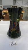 A Royal Stanley ware 'Jacobean' design vase, 7.5".