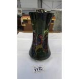 A Royal Stanley ware 'Jacobean' design vase, 7.5".
