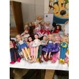 A good collection of 25 vintage Sindy dolls.