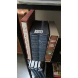 4 Folio Society books being A History Of British Birds By Thomas Bewick 2 Vol Set,