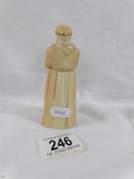 An early Royal Worcester candle snuffer in the form of a monk. - Image 2 of 4