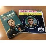 A Britone Mk100 45 rpm EP Mono 'Conquest of Space', Major Yuri Gagarin.