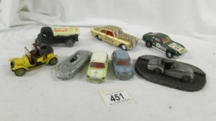 A selection of Dinky and Corgi models including Mini Cooper Rally Car etc.