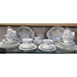 35 pieces of Royal Albert 'Silver Maple' tea ware.