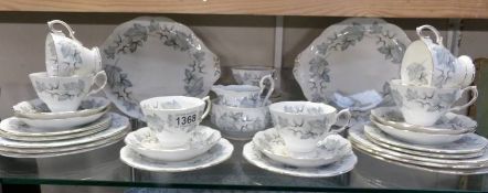 35 pieces of Royal Albert 'Silver Maple' tea ware.