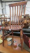 A good old Windsor chair. ****Condition report**** Slight wobble on leg frame.